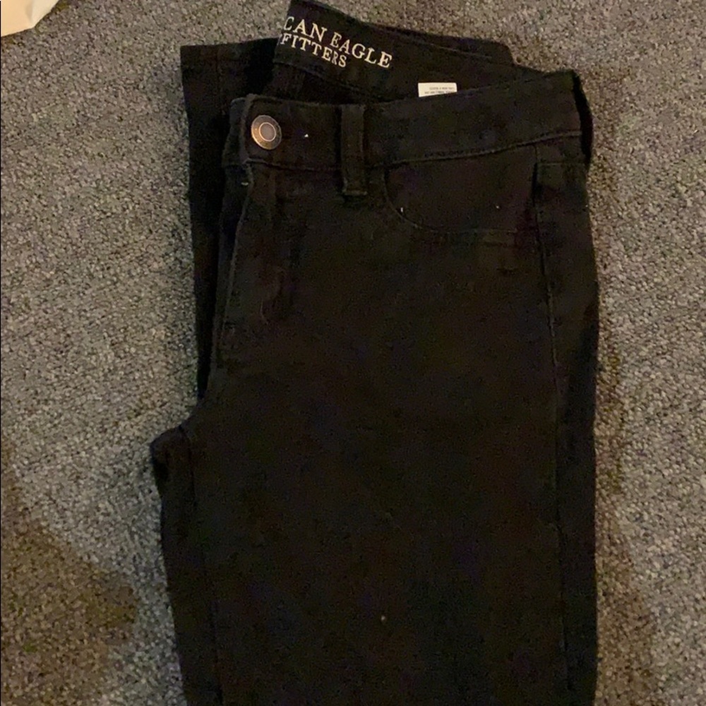 Black jeggings